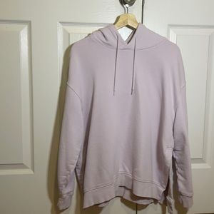 Oversize lilac hoodie